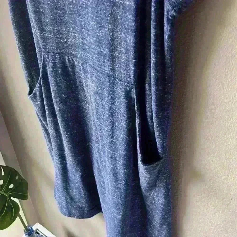 Nike Womens Athletic Blue Tennis Dress Logo Pockets Crew Sleeveless M - Picture 5 of 11